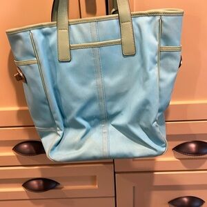 Coach LIMITED EDITION BONNIE CASHIN Blue and Green Women's Tote Bag GUC